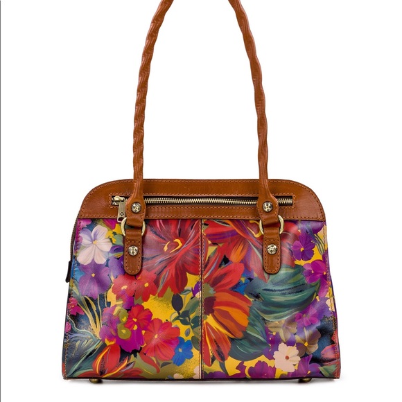 Patricia Nash Bags Patricia Nash Calvi Leather Satchelcitrus